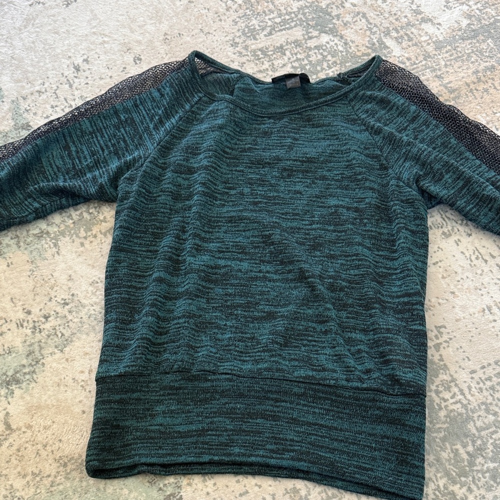 BCX Green Knit Top